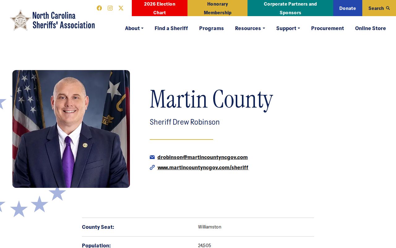 Martin County arrest history sheriff directory