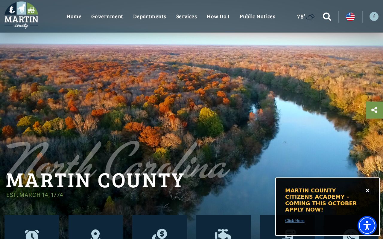 Martin County criminal history county government source